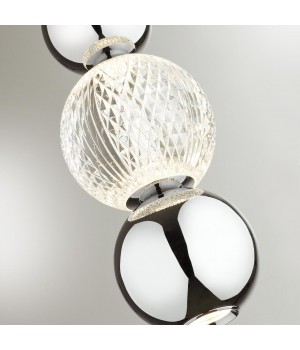 5007/7LA L-VISION ODL23 419 хром/прозрачный/металл/акрил Подвес LED 7W 4000K 300Лм CRYSTAL-foto5