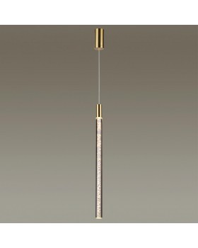 4369/5L HIGHTECH ODL23 107 полированное золото/акрил с пузырьками Подвесной св-к IP20 LED 5W 200Лм 3000K SPARKY-foto3