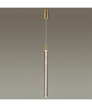 4369/5L HIGHTECH ODL23 107 полированное золото/акрил с пузырьками Подвесной св-к IP20 LED 5W 200Лм 3000K SPARKY-foto3