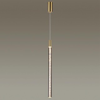 4369/5L HIGHTECH ODL23 107 полированное золото/акрил с пузырьками Подвесной св-к IP20 LED 5W 200Лм 3000K SPARKY-foto3