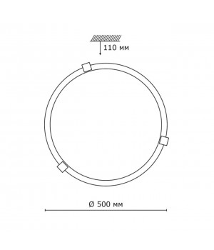 353 хром GLASSI SN 115 Светильник стекло/белое E27 3*100Вт D500 DUNA-foto2