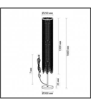 5028/3F MODERN ODL23 429 золотой/прозрачный металл/хрусталь Торшер GU10 3*50W CHOKKA-foto2