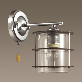 3504/1W COUNTY LN18 173 хром Бра E27 60W 220V ROTONDUM-foto3