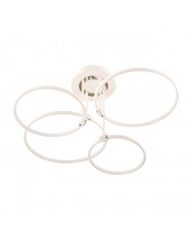 5282/96CL LEDIO LN23 044 белый, хром Люстра потолочная LED 96W 3000-6000K с пультом ДУ 4546Лм 220V URSULA-foto4