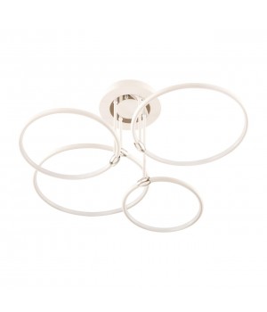 5282/96CL LEDIO LN23 044 белый, хром Люстра потолочная LED 96W 3000-6000K с пультом ДУ 4546Лм 220V URSULA-foto4