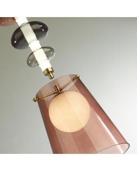 5411/18LA L-VISION ODL_EX23 13 бронзовый/цвет бордовый/серый/белый Подвес LED 18W 4000K AMORE-foto6