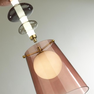 5411/18LA L-VISION ODL_EX23 13 бронзовый/цвет бордовый/серый/белый Подвес LED 18W 4000K AMORE-foto6