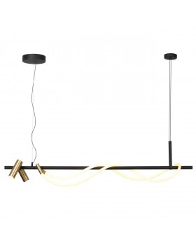 4397/30L HIGHTECH ODL23 103 черный/античная бронза/металл/канат Подвесной св-к IP20 LED 30W 1200Лм 3000K CORDA-foto4