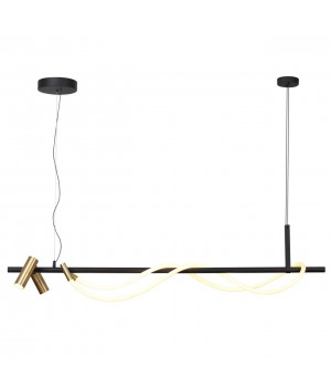 4397/30L HIGHTECH ODL23 103 черный/античная бронза/металл/канат Подвесной св-к IP20 LED 30W 1200Лм 3000K CORDA-foto4