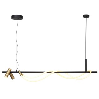 4397/30L HIGHTECH ODL23 103 черный/античная бронза/металл/канат Подвесной св-к IP20 LED 30W 1200Лм 3000K CORDA-foto4