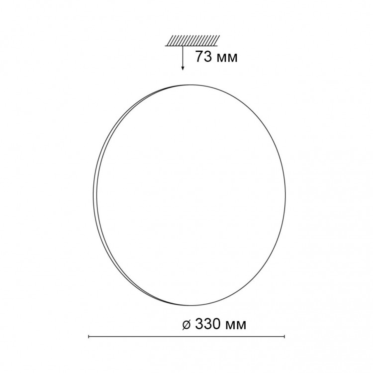 3042/CL TAN SN 024 Светильник пластик/белый/черный LED 30Вт 4000К D330 IP43 VAKA