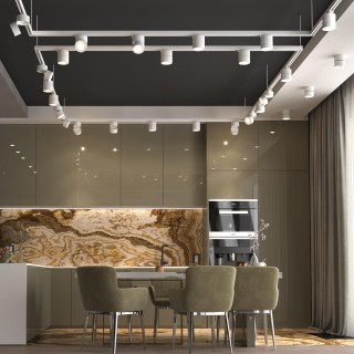 358780 PORT NT21 123 белый Трехфазный трековый светодиодный светильник IP20 LED 15W 4000K 1300Лм 100-265V GRODA-foto3