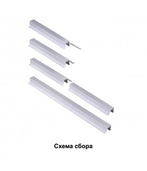 358233 PORT NT19 055 серобро Соединитель для профиля (358090, 358091) IP20-foto2