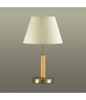 3703/1T COUNTY (В 2-Х КОРОБКАХ) LN19 194 античная бронза, дерево Настольная лампа E14 40W 220V ROBIN-foto3