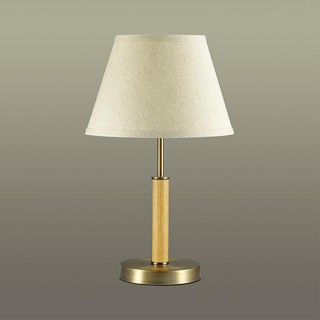 3703/1T COUNTY (В 2-Х КОРОБКАХ) LN19 194 античная бронза, дерево Настольная лампа E14 40W 220V ROBIN-foto3