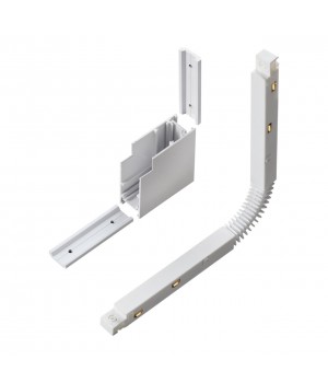 135123 SHINO NT21 043 белый Соединитель с токопроводом для шинопровода Г-образный IP20 48V FLUM-foto4