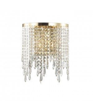 5028/2W MODERN ODL23 431 золотой/прозрачный металл/хрусталь Бра E14 2*40W CHOKKA-foto4