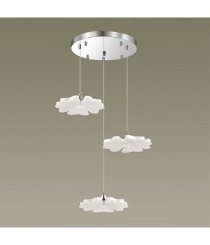 3644/78L LEDIO LN18 045 хром/матовый белый Светильник подвесной LED 78W 4000К 3900Лм 220V LEILA-foto3