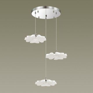 3644/78L LEDIO LN18 045 хром/матовый белый Светильник подвесной LED 78W 4000К 3900Лм 220V LEILA-foto3