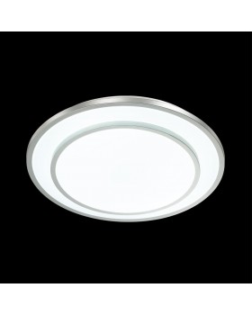 3007/DL TAN SN 064 Светильник пластик/белый/никель LED 48Вт 3000-6500K D390 IP43 пульт ДУ/ LampSmart BESTA-foto4