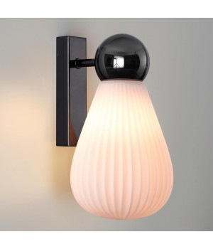 5418/1W MODERN ODL_EX23 19 черный хром/белый матовый/металл/стекло Бра E14 1*40W ELICA-foto3