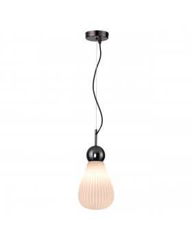 5418/1 MODERN ODL_EX23 19 черный хром/белый матовый/металл/стекло Подвес E14 1*40W ELICA-foto5