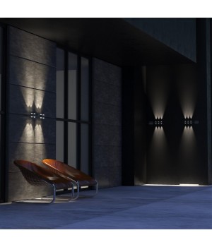 358572 STREET NT21 317 темно-серый Ландшафтный настенный светильник IP54 LED 4000K 16W 85-265V CALLE-foto4