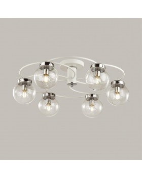 4538/6C MODERNI LN21 158 белый, хром Люстра потолочная E14 6*40W 220V HOLLY-foto3