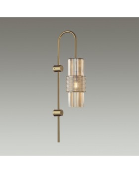 5019/1W MODERN ODL23 335 бронзовый/янтарный металл/стекло Бра E14 1*40W PIMPA-foto3