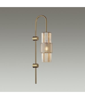 5019/1W MODERN ODL23 335 бронзовый/янтарный металл/стекло Бра E14 1*40W PIMPA-foto3