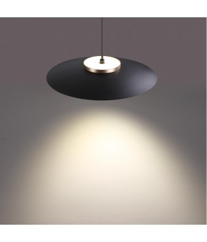 358591 OVER NT21 191 черный/золото Светильник накладной светодиодный, провод 2м IP20 LED 4000K 18W 220-240V PILZ-foto5