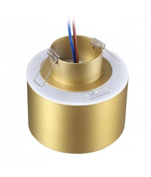 358963 SPOT NT22 242 бронза св. Светильник встраиваемый с переключ. цв. температуры IP20 LED 3000К\4000К\6000К 12W вниз + 3W вверх 110-265V GIRO-foto4