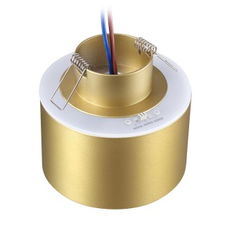 358963 SPOT NT22 242 бронза св. Светильник встраиваемый с переключ. цв. температуры IP20 LED 3000К\4000К\6000К 12W вниз + 3W вверх 110-265V GIRO-foto4