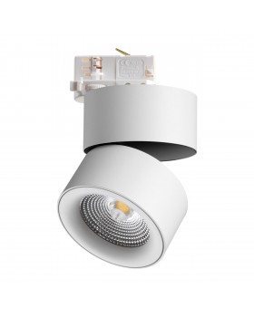 358788 PORT NT21 123 белый Трехфазный трековый светодиодный светильник IP20 LED 25W 4000K 2200Лм 100-265V GRODA-foto5