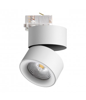 358788 PORT NT21 123 белый Трехфазный трековый светодиодный светильник IP20 LED 25W 4000K 2200Лм 100-265V GRODA-foto5