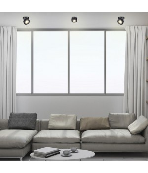 357985 OVER NT19 201 черный Накладной светильник IP20 LED 3000К 12W 220V GRODA-foto3