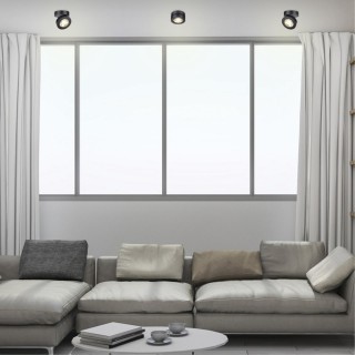 357985 OVER NT19 201 черный Накладной светильник IP20 LED 3000К 12W 220V GRODA-foto3