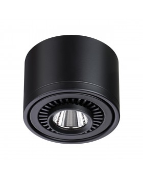 358812 OVER NT21 187 черный Светильник накладной светодиодный IP20 LED 9W 770Лм 4000K 220V GESSO-foto6