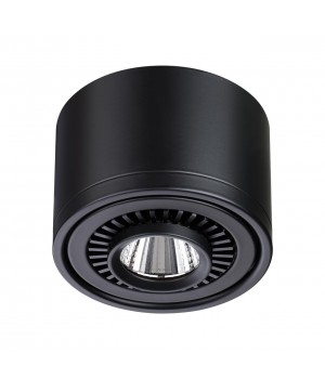 358812 OVER NT21 187 черный Светильник накладной светодиодный IP20 LED 9W 770Лм 4000K 220V GESSO-foto6