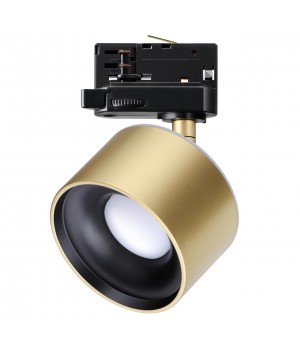 358978 PORT NT22 119 бронза св. Трехфазный трековый светильник с переключ. цв. температуры IP20 LED 3000К\4000К\6000К 12W вниз + 3W вверх 110-265V GIR-foto3