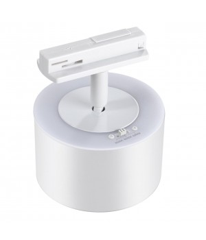 358973 PORT NT22 079 белый Светильник трековый однофазный трехжильный с переключ. цв. температуры IP20 LED 3000К\4000К\6000К 12W вниз + 3W вверх 110-2-foto6