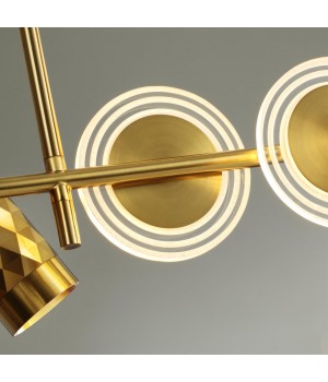 4354/52L HIGHTECH ODL23 261 античная бронза/металл Подвесной светильник с раздельным включением IP20 LED GU10/LED 52W 624Лм AD ASTRUM-foto6