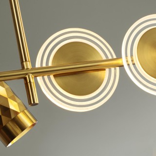 4354/52L HIGHTECH ODL23 261 античная бронза/металл Подвесной светильник с раздельным включением IP20 LED GU10/LED 52W 624Лм AD ASTRUM-foto6