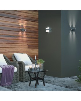 358571 STREET NT21 317 темно-серый Ландшафтный настенный светильник IP54 LED 4000K 8W 85-265V CALLE-foto3