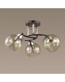 3507/3C COMFI LN18 073 хром, венге Люстра потолочная E27 3*60W 220V MELEFA-foto3