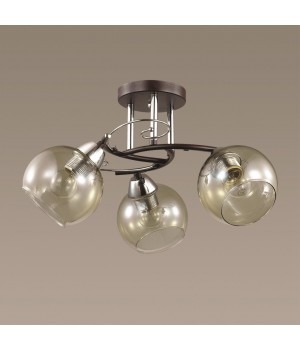 3507/3C COMFI LN18 073 хром, венге Люстра потолочная E27 3*60W 220V MELEFA-foto3