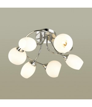 4552/6C COMFI LN21 059 хром, белый Люстра потолочная E27 6*60W 220V ALEXIS-foto3