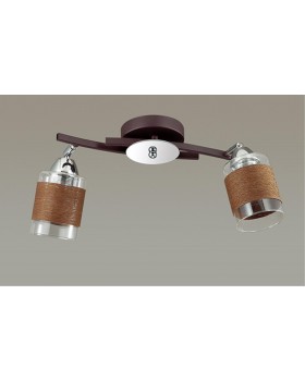 3030/2CA COMFI LN16 206 хром, кофе Люстра потолочная E27 2*60W 220V FILLA-foto3