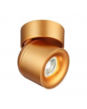 358810 OVER NT21 186 матовое золото Светильник накладной светодиодный IP20 LED 10W 850Лм 4000K 220V GESSO-foto5