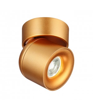 358810 OVER NT21 186 матовое золото Светильник накладной светодиодный IP20 LED 10W 850Лм 4000K 220V GESSO-foto5